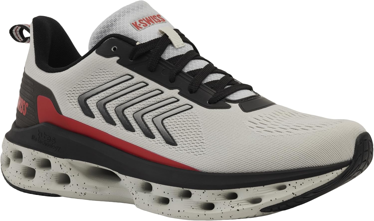 Мужские кроссовки K-Swiss Melrose Tubes Lite, черный/красный — фото 2