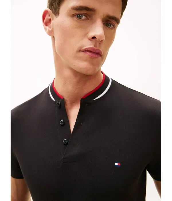 Полюс slim fit Tommy Hilfiger, черный — фото 4