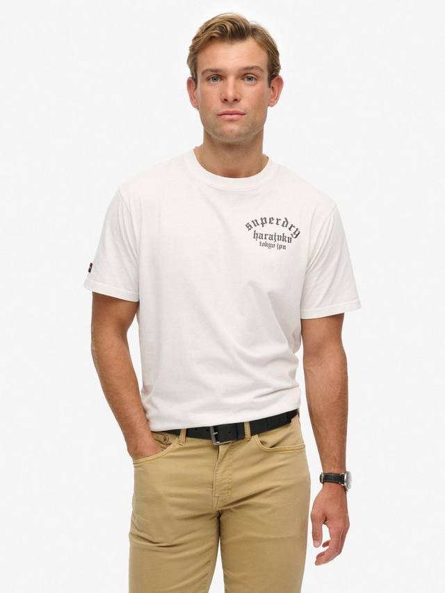 

Футболка с принтом в стиле тату Superdry, Optic