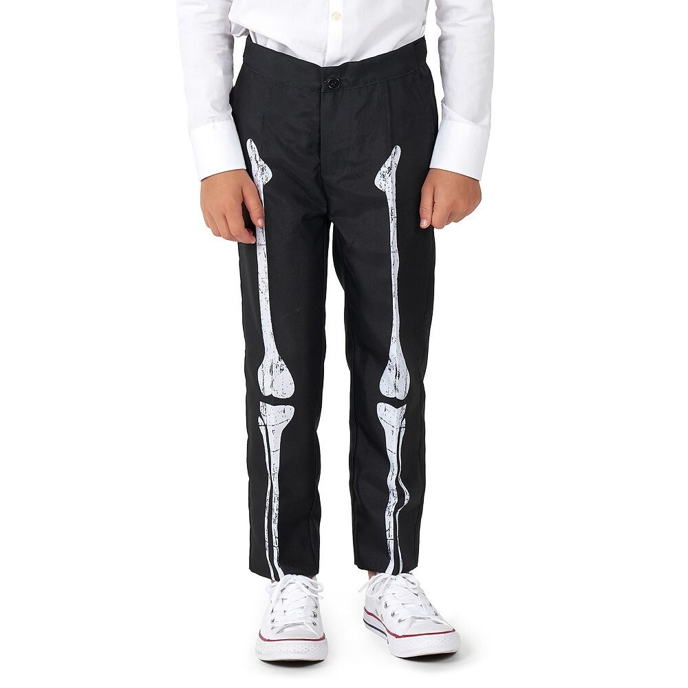 Костюм Meister Skeleton Grunge Black Halloween для мальчиков 4–16 лет Suitmeister, черный — фото 4