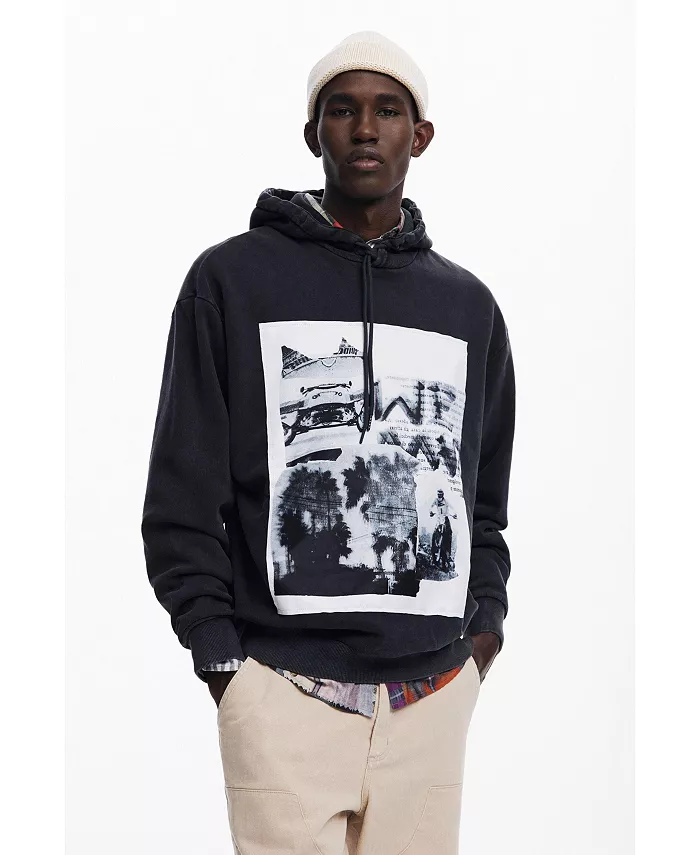 

Мужской свитшот Collage-Motor Desigual, черный