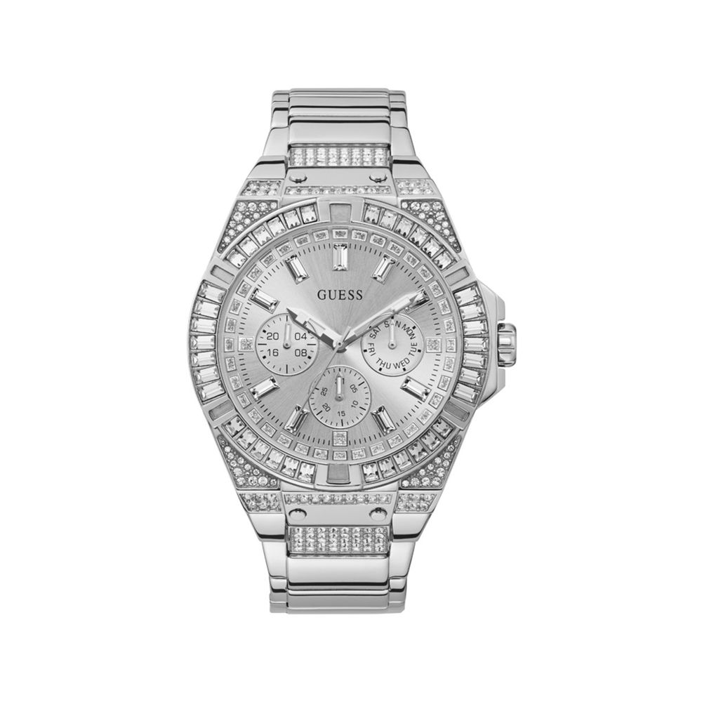 

Серебряные часы из нержавеющей стали Guess