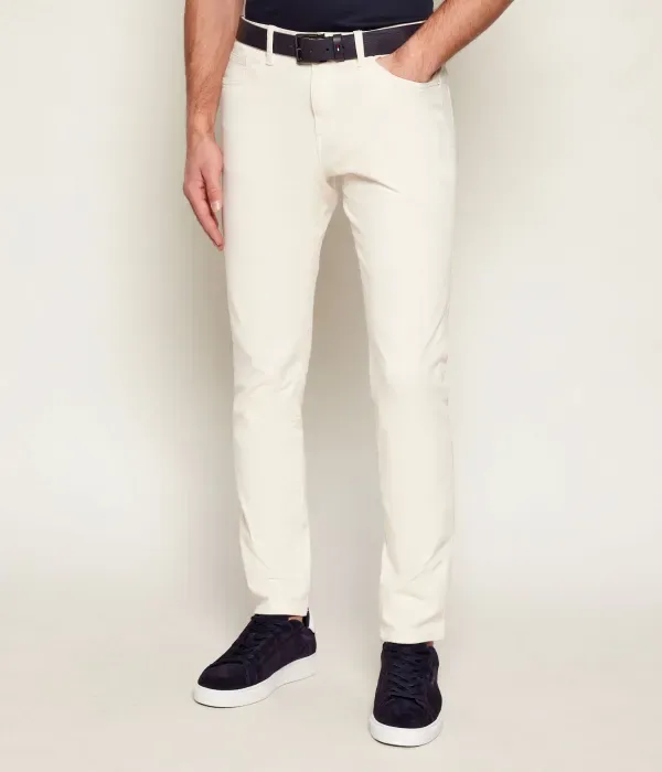 Брюки H-Delaware5 slim fit Boss, кремовый