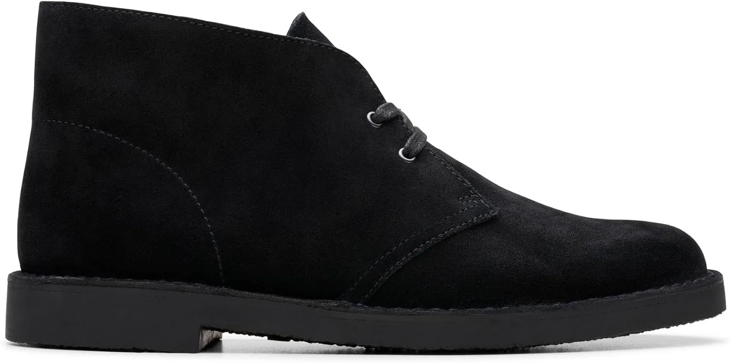 Ботинки Chukka Clarks Shepton, Black Suede — фото 3