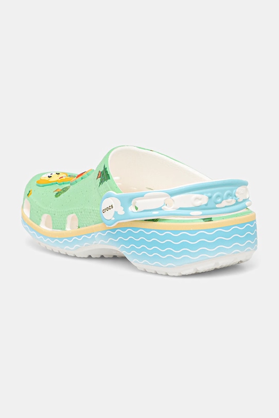 Детские шлепанцы CLASSIC ANIMAL CROSSING CLOG Crocs, зеленый — фото 4