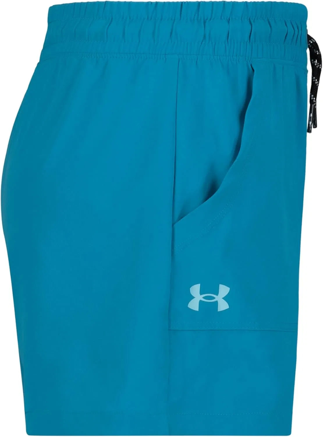 Детские спортивные шорты Under Armour для девочек, изготовленные из влагоотводящей эластичной ткани, растягивающейся в четырех направлениях, из коллекции Outdoor, Esther Blue Base — фото 2