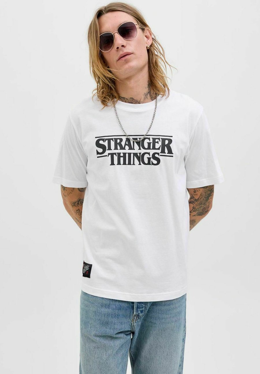 

Футболка Jack & Jones Print T-shirt, Bright White/White, Белый, Футболка Jack & Jones Print T-shirt, Bright White/White