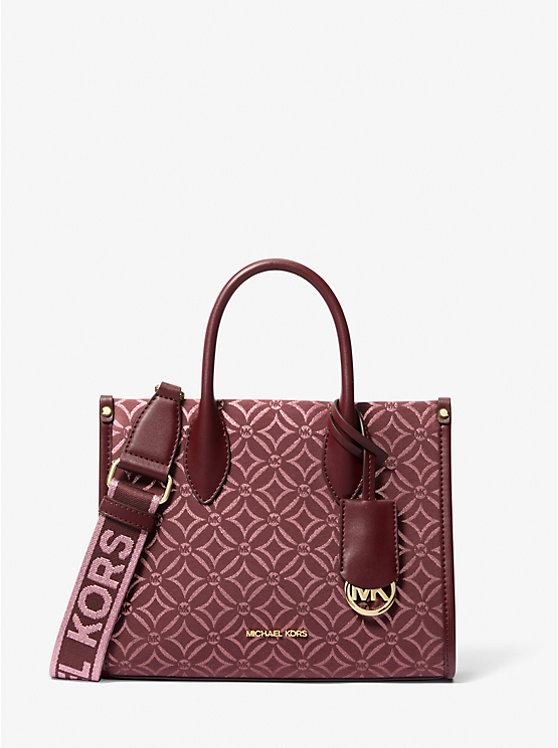 

Сумка через плечо Mirella маленькая из жаккарда с металлическим логотипом Michael Kors, мультиколор