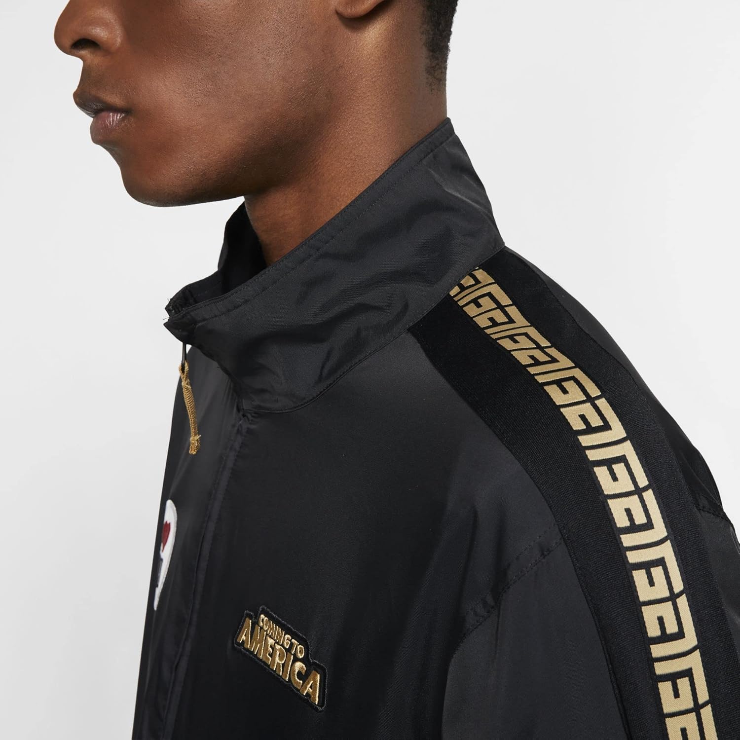 Черная спортивная куртка Nike Giannis Coming to America Freak 1 с застежкой-молнией, Black — фото 4