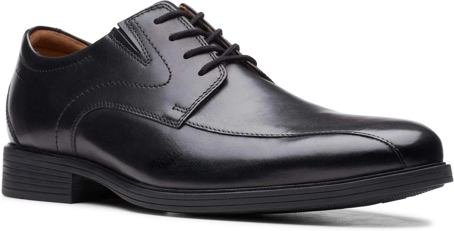 Туфли Clarks Whiddon Pace, Black Leather — фото 3