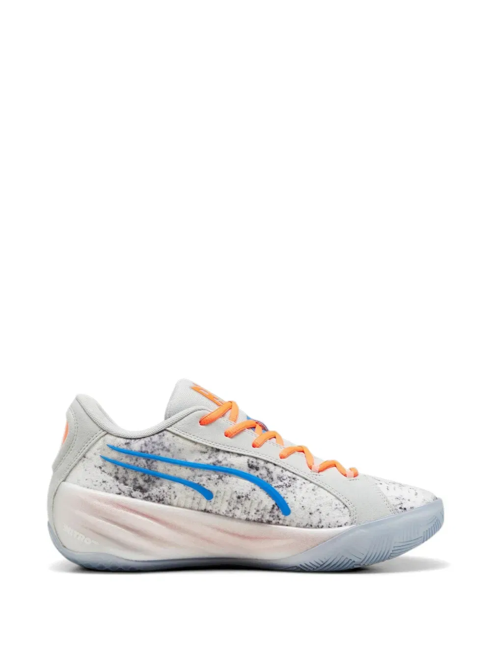 Кроссовки All-pro Nitro Light Grey/Ultra Orange из коллаборации с RJ Barrett Puma, нейтральный