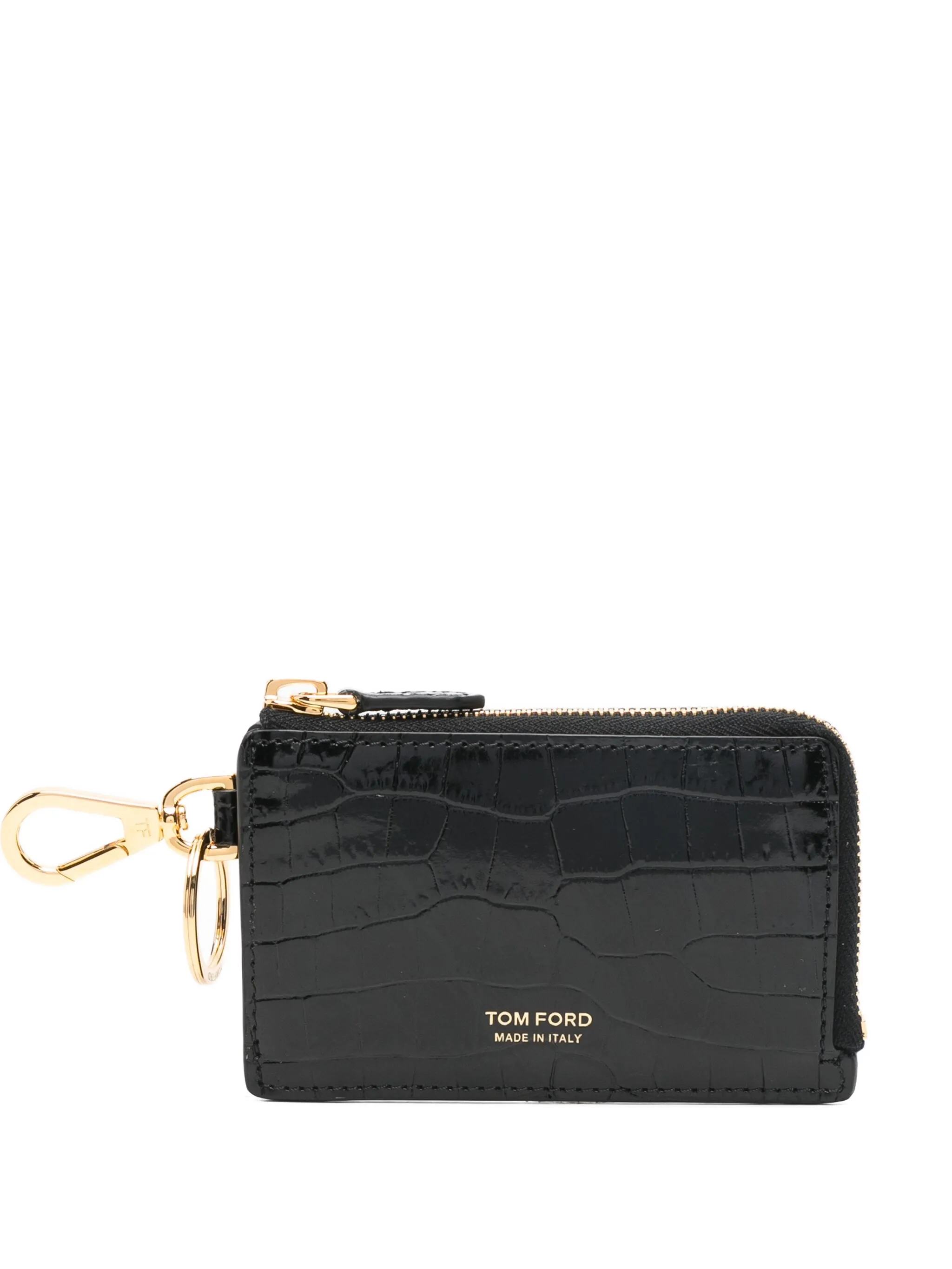 

Кожаный бумажник Tom Ford, черный