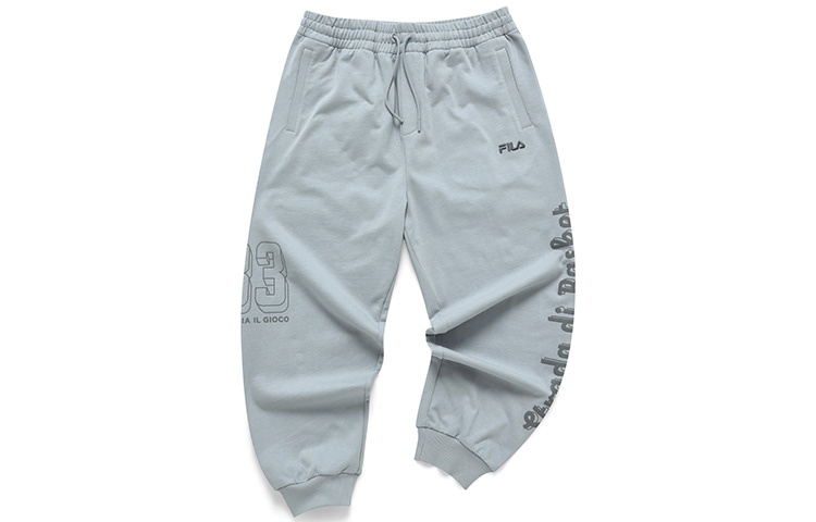 

Трикотажные спортивные штаны мужские Stone Slate Gray FILA FUSION, серый