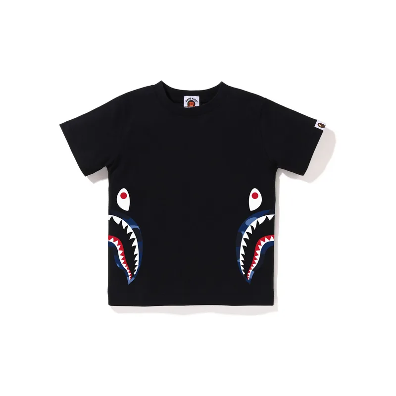 Футболка SS26 для детей 3-7 лет A BATHING APE, черный bk s — фото 3