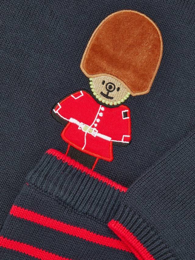 Комплект из джемпера и джоггеров Baby Cotton Guardsman Bear Monsoon, Navy — фото 3