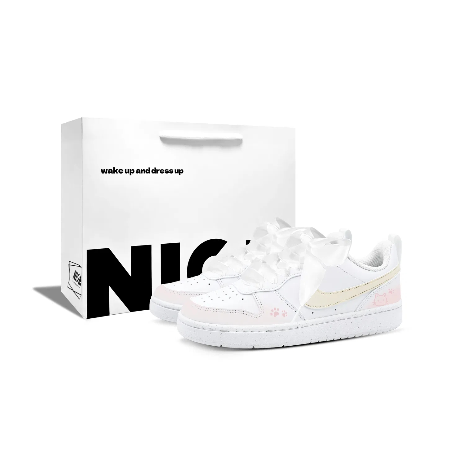 Кроссовки детские Nike Court Borough Pink Mist