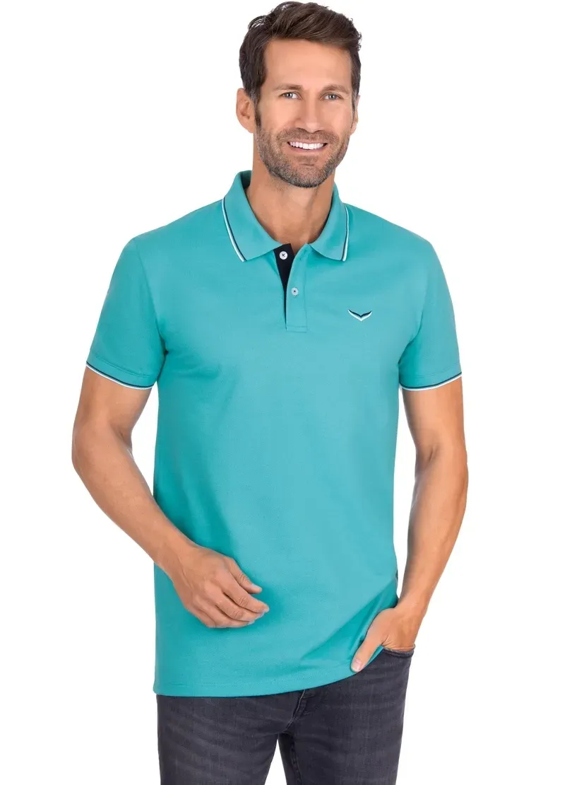 

Рубашка-поло Trigema "TRIGEMA Slim Fit Polo Shirt", мятный