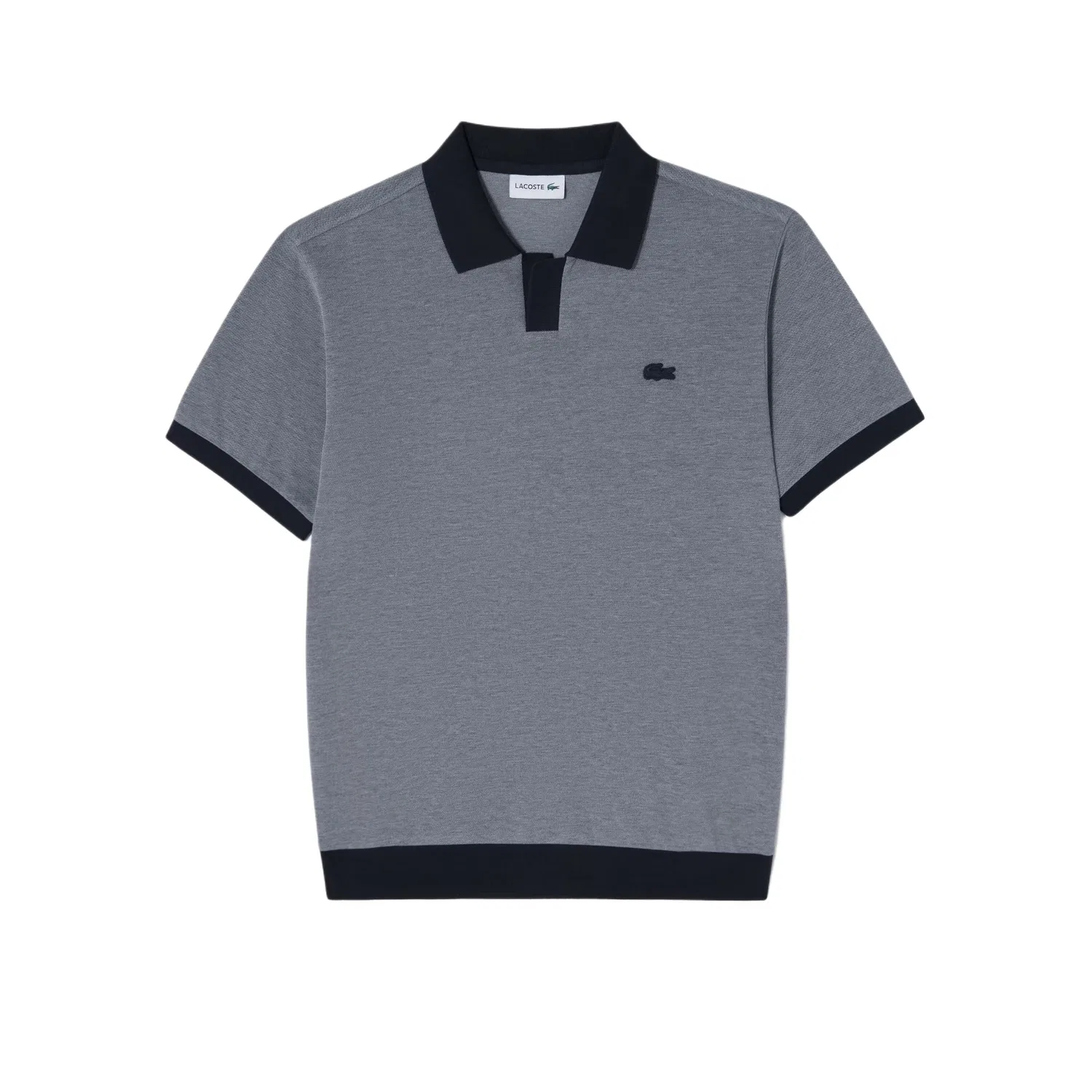 Поло мужское LACOSTE с воротником умеренного кроя