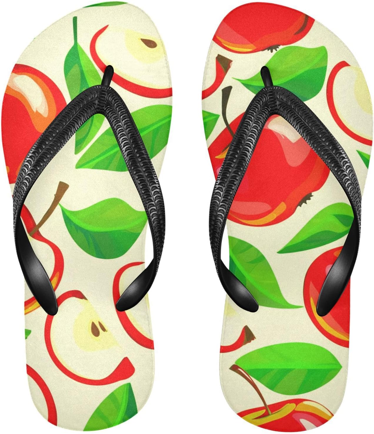 

Мужские летние шлепанцы для пляжа, резиновые нескользящие сандалии с ремешком между пальцами, желтые с разрезанными листьями, для ходьбы Sinestour