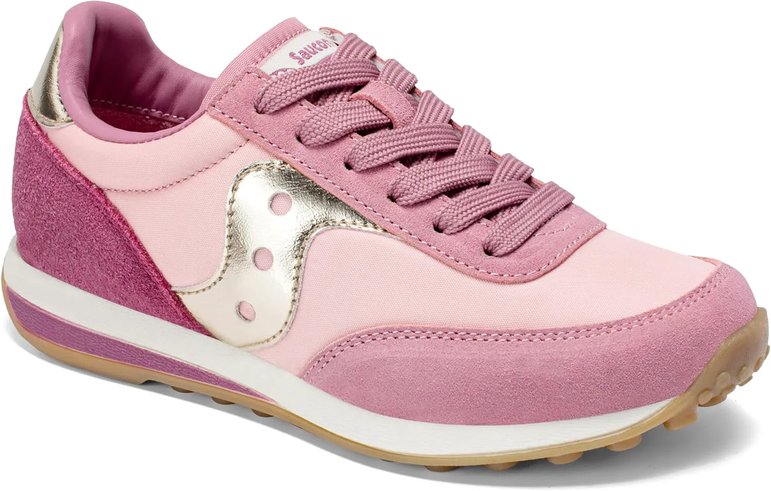 Кроссовки Saucony для мальчиков и девочек Trainer 80, розовый