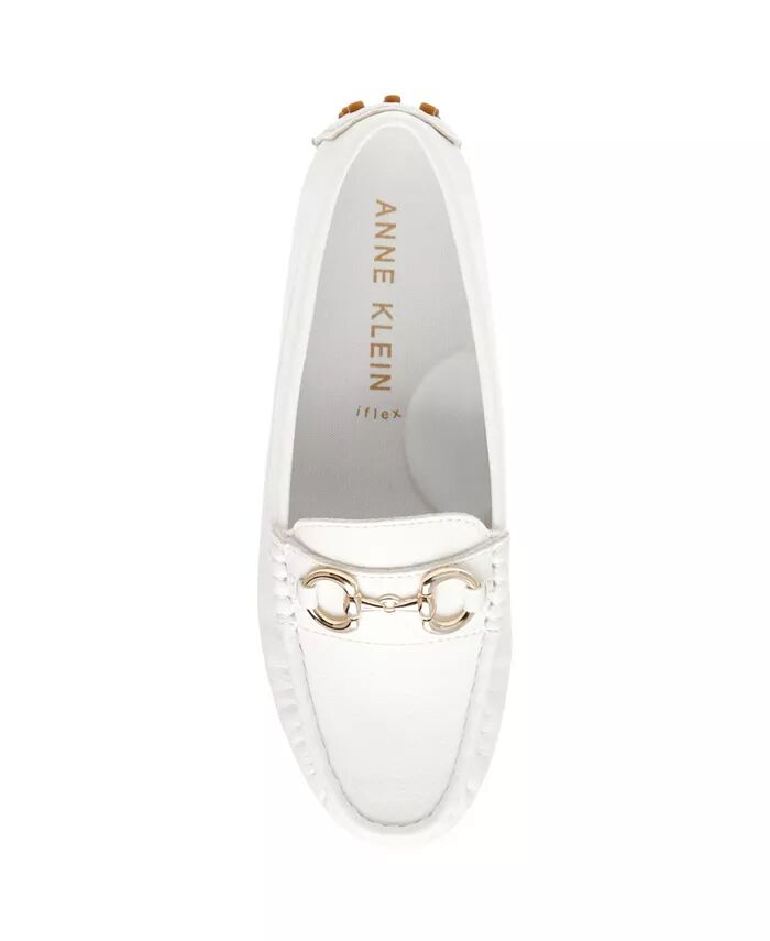 Женские мокасины Chrystie Driver Loafers Anne Klein, белый — фото 4