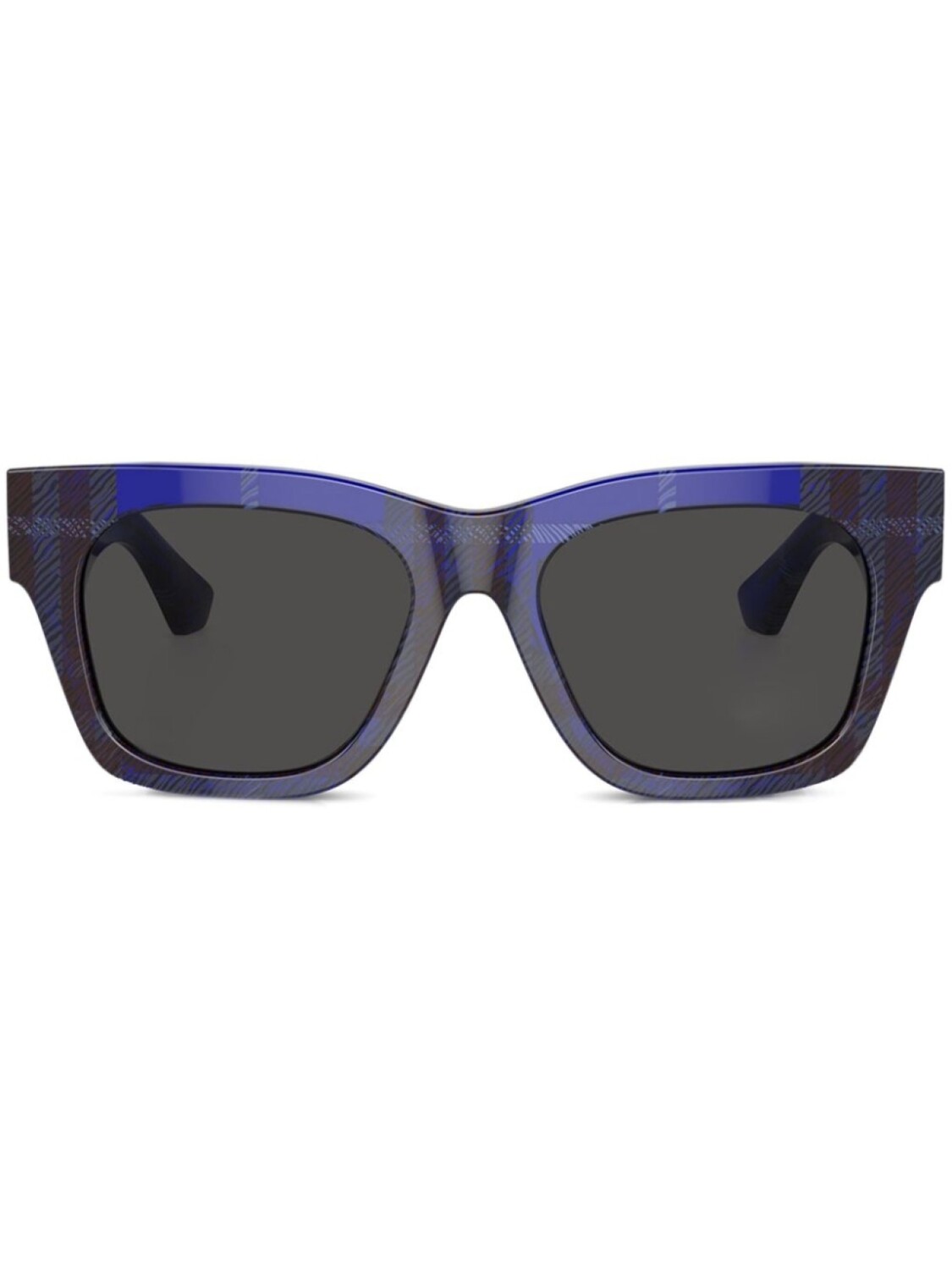 

Солнцезащитные очки трапециевидной формы в клетку Burberry Eyewear, синий