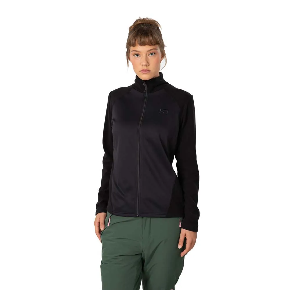 

Флис Kari Traa Kari full zip, черный