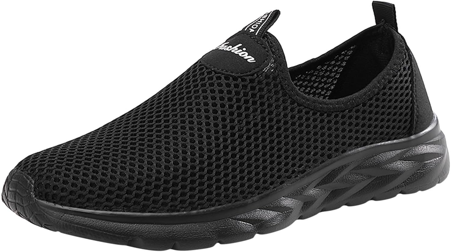 

Мужские беговые кроссовки IWIHMIV, легкие, однотонные, дышащие, прогулочные, противоскользящие, спортивные, повседневные, черный