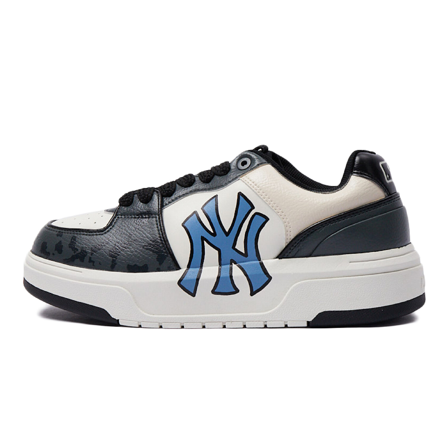 

Кроссовки MLB Chunky Liner Skateboarding Shoes Unisex Low-top Black/blue/white, синий