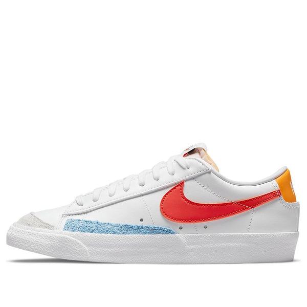 Кроссовки blazer low white orange' Nike, белый