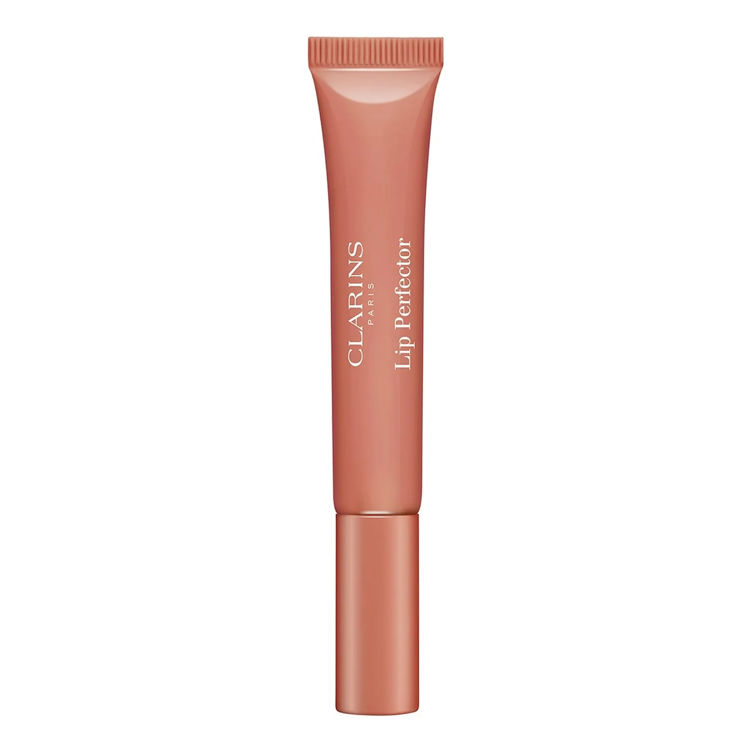 Блеск для губ Clarins Lip Perfector | Увлажняющий и придающий объем губам пептидный блеск | Мгновенный блеск с полупрозрачным мерцающим финишем | Нелипкая текстура с ароматом ванили | 0,35 унции, 06 Rosewood Shimmer - Rosy Nude