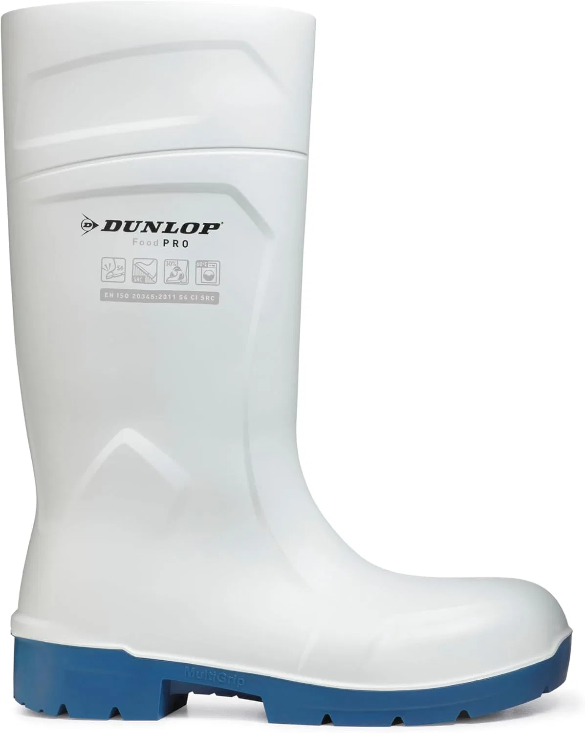 Защитные ботинки DUNLOP Purofort FoodPro BioBased MultiGrip Safety S4, белые (белый, европейская система размеров обуви, для взрослых, числовая система, M, 44) — фото 3
