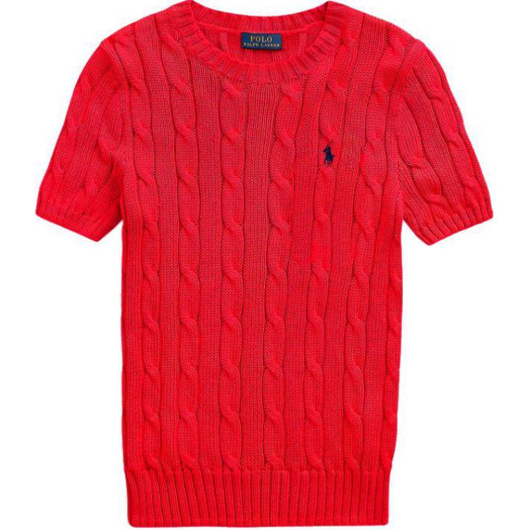 Polo Ralph Lauren Вязаный свитер SS23 красный — фото 4