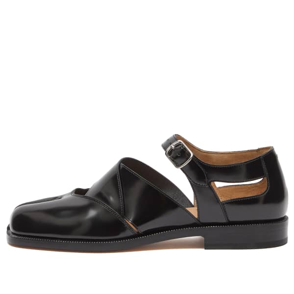 Tabi leather сандалии Maison Margiela, черный