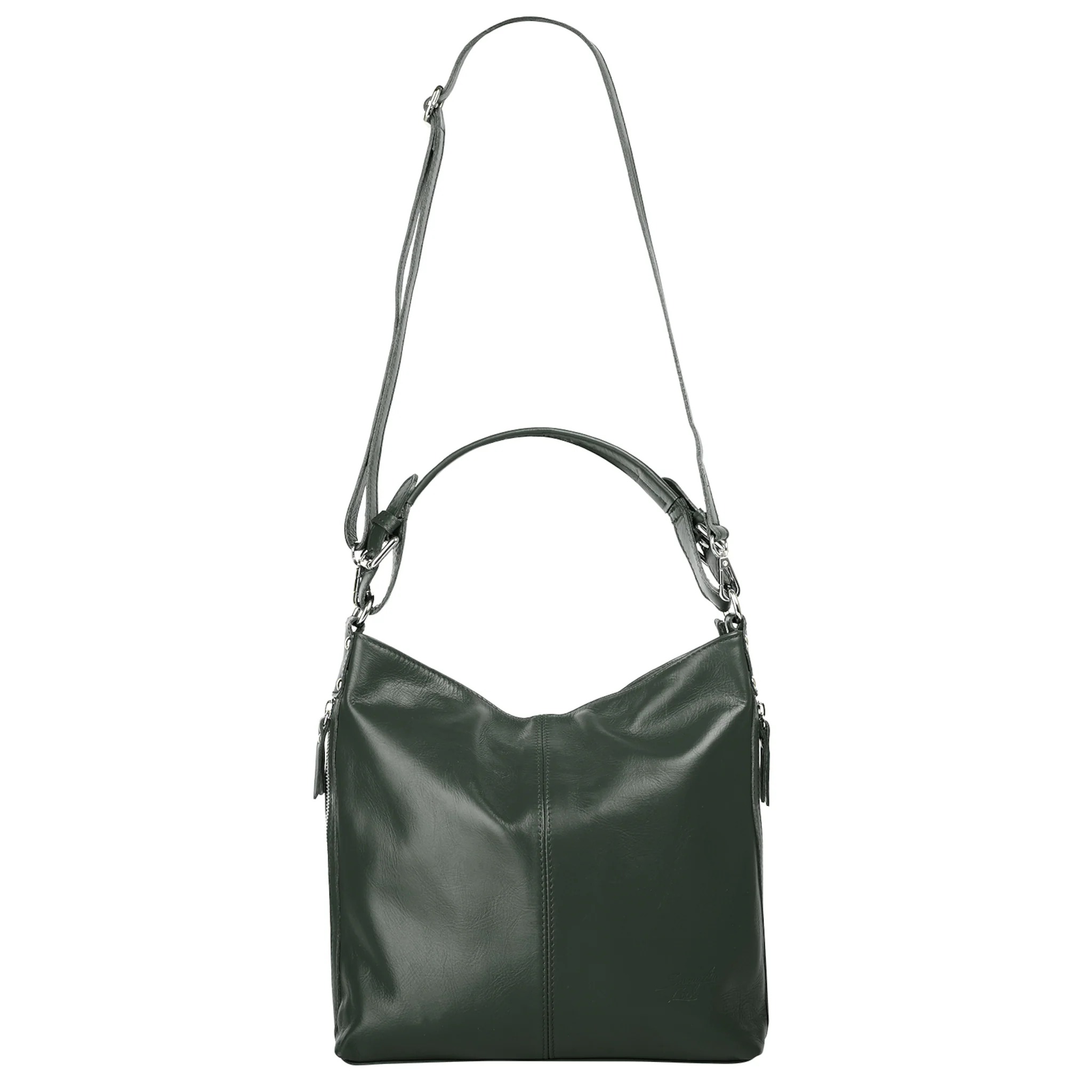 

Сумка с ручкой Samantha Look, натуральная кожа, производство Италия, зеленый