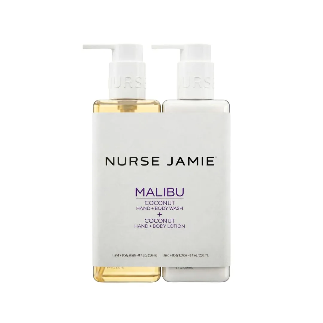 Набор для рук и тела Nurse Jamie Malibu Coconut Hand + Body Duo, 473 мл (16 жидких унций).