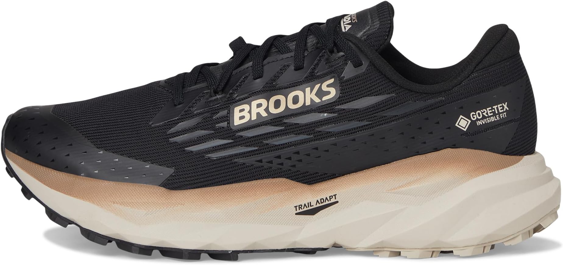 Кроссовки Brooks Cascadia 19 GTX, цвет Black/Ebony/Chateau Gray — фото 4