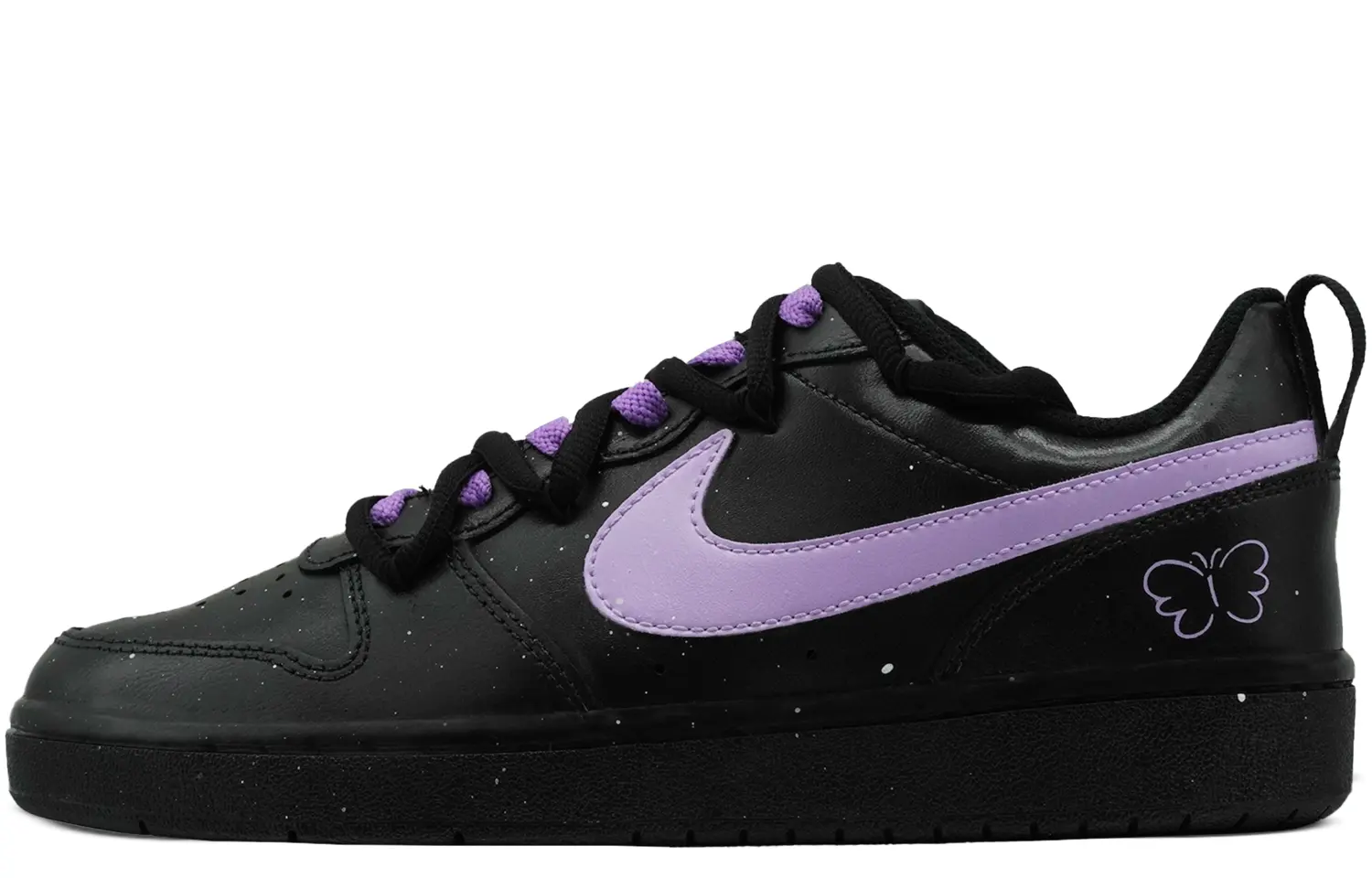 

Кроссовки Nike Court Borough 2 Skateboarding Shoes Women's Low-top Black/Purple, фиолетовый