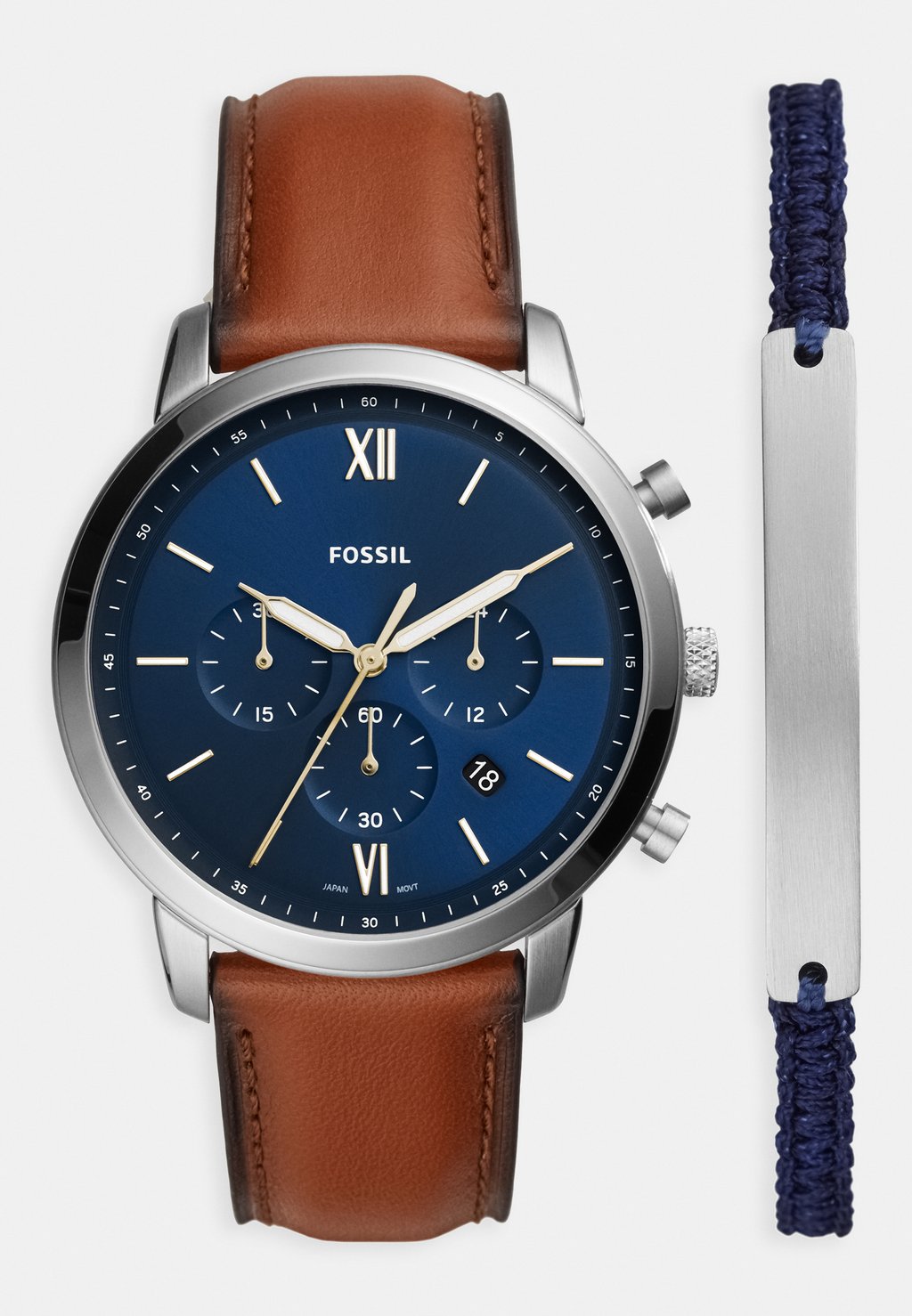 

Часы NEUTRA CHRONO SET Fossil, коричневый