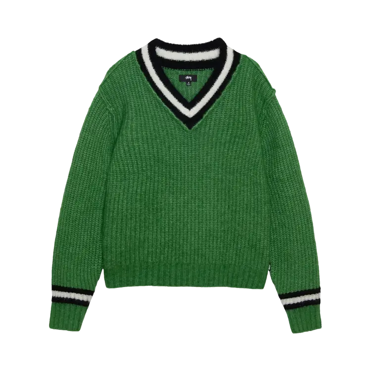 

Свитер Stussy Mohair Tennis 'Green', зеленый