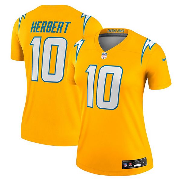 

Женская футболка Justin Herbert Los Angeles Chargers Alternate Charger Power Legend Player Performance Nike