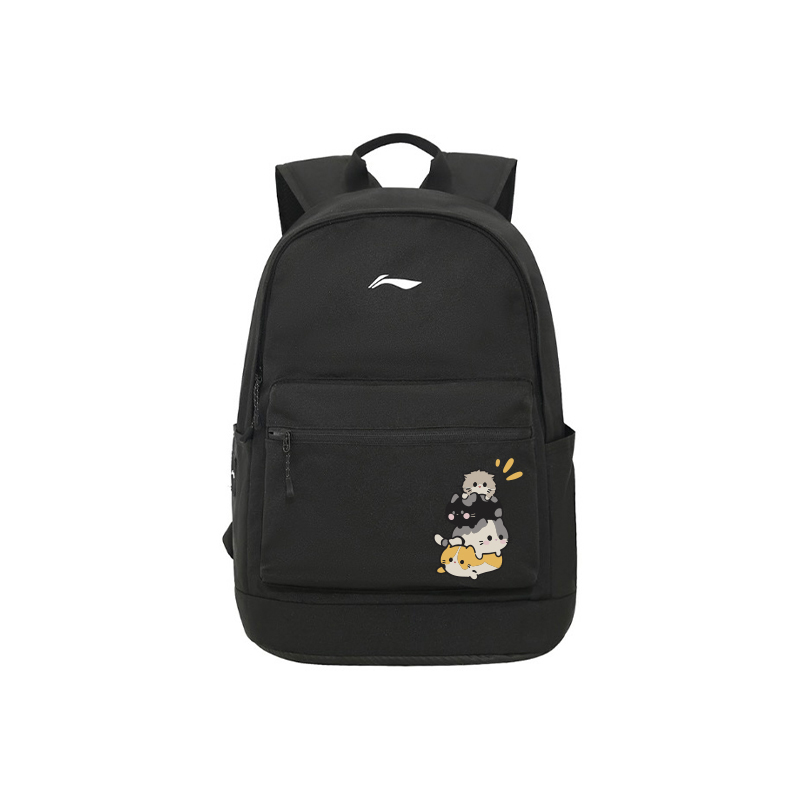 

Спортивный рюкзак из полиэстера унисекс черный LINING, 3 Pack Kitten