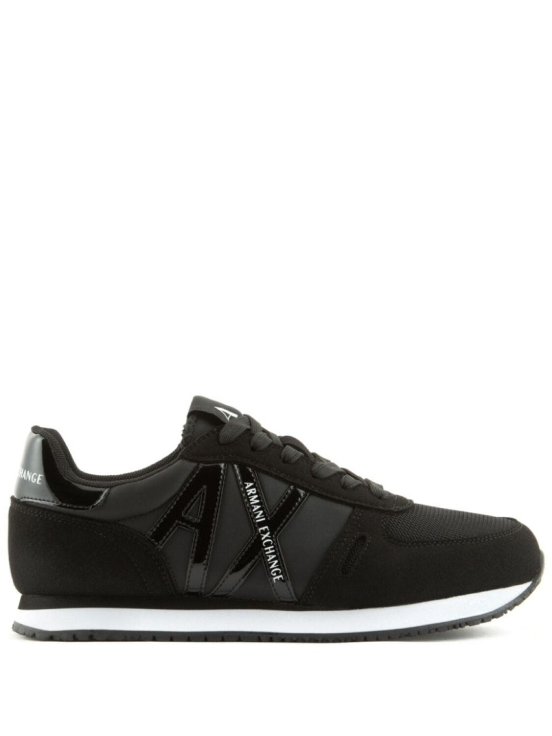 

Armani Exchange кроссовки с тисненым логотипом, черный
