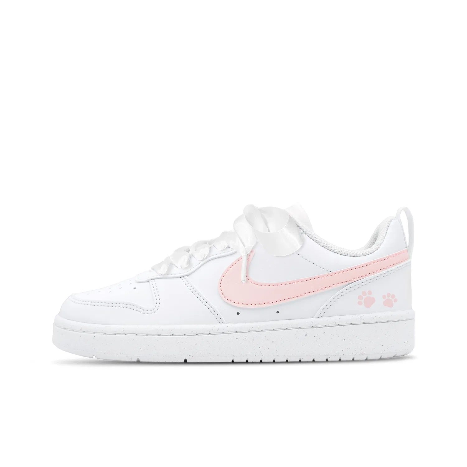 Кроссовки для скейтбординга Nike Court Borough Meowth Low Pink White