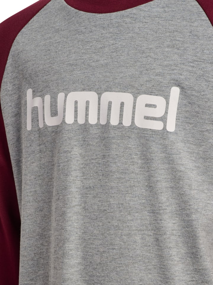 Hummel Детская футболка с логотипом Hmljr в стиле «Шоколадный трюфель» — фото 3