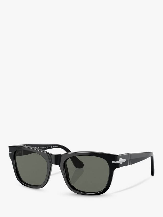 

Солнцезащитные очки с поляризованной d-образной оправой po3269s унисекс Persol, цвет Black/Grey
