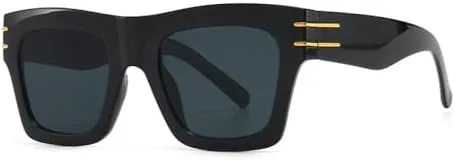 

Модные большие квадратные солнцезащитные очки для женщин и мужчин, винтажные солнцезащитные очки с защитой от УФ-излучения UV400, ретро-очки Drive Eyewear MTZJH, C1