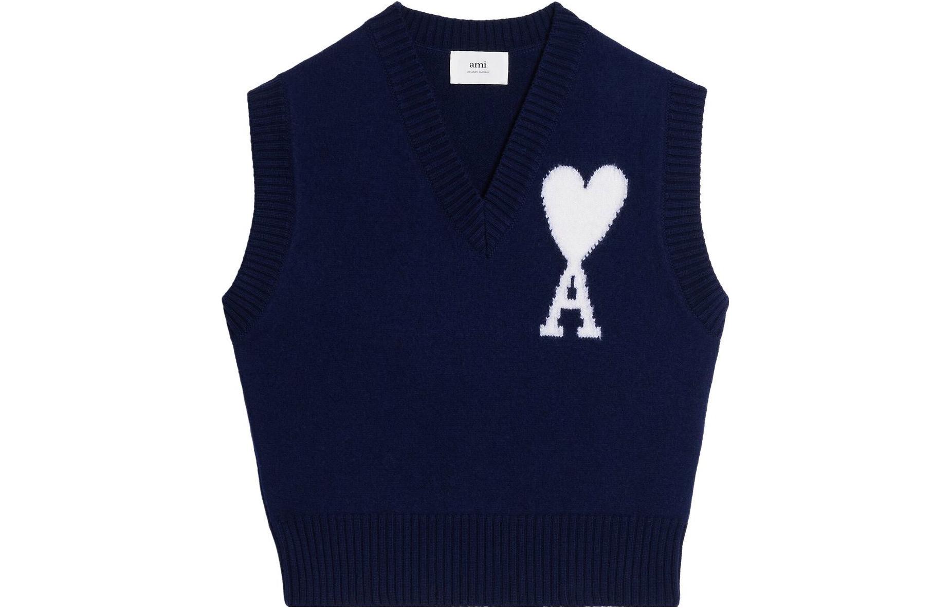 

Ами Безрукавный Свитер AMIPARIS, Синий