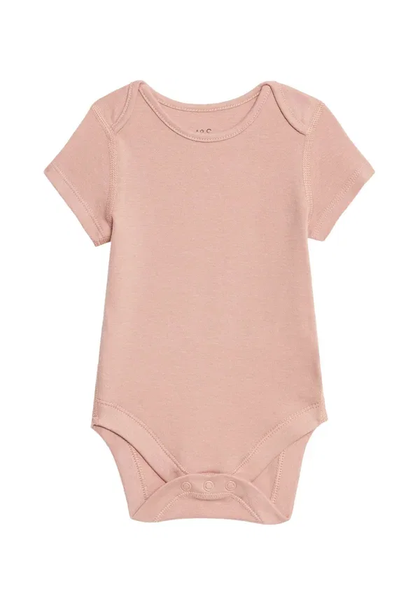 Набор из 5 боди Marks & Spencer, розовый микс — фото 3