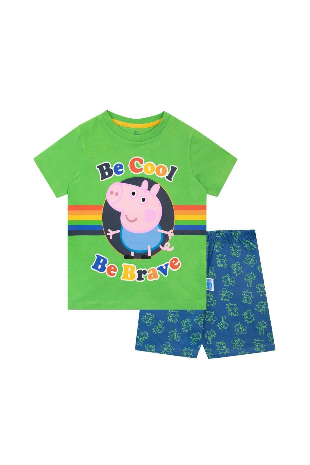 

Короткая пижама George Pig Be Cool Peppa Pig, зеленый